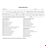Weekly Generator Test Log example document template