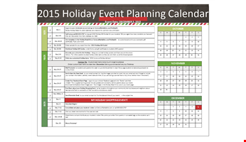 Example Holiday Calendar: Plan Your Events and Holidays for Students