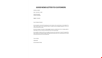 good-news-letter-example