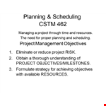 Construction Project Schedule Template - Excel | Efficient Project & Activity Scheduling example document template 