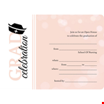 Create Personalized Graduation Invitations with Stylish Templates example document template