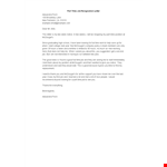 Part Time Job Resignation Letter Example example document template