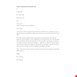 Gym Membership Termination Letter example document template