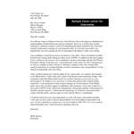 Wayne Mayor Office | Cover Letter for Internship Program - Apply Now example document template
