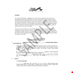 Daycare Contract Template - Protect Your Child and Communicate with the Provider example document template
