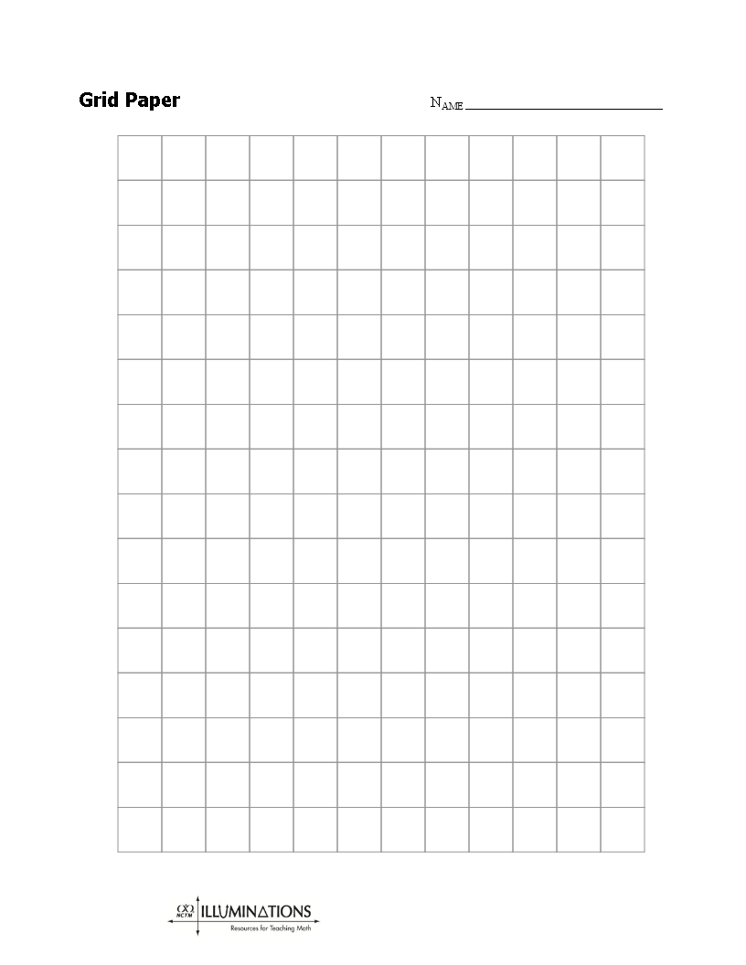 Printable Large Grid Paper Template for Council, Paper, and National Usage