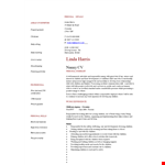 Nanny Babysitter Resume example document template