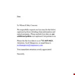 Professional 'To Whom It May Concern Letter example document template