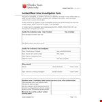 Effective Incident Report Template for Investigation | Download Now example document template