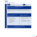 Individual Development example document template