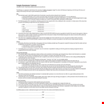 Create a Responsible Living Arrangement with Our Roommate Agreement Template example document template