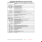 Excel Calendar example document template