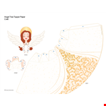 Christmas Tree Angel Template example document template