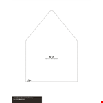 Best Envelope Template for Any Occasion with Liner | Customizable example document template