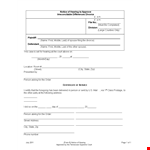 Divorce Papers Template - Prepare for Your Divorce Hearing with Ease example document template