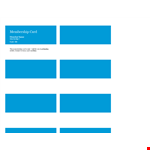 Membership Card Design Template - Create Professional Cards Easily example document template 