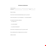 Exit Interview Template for School Staff - Support Your Decision example document template