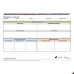 School Unit Plan Template for Assessment and Learning example document template