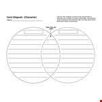 Venn Diagram Character Template example document template