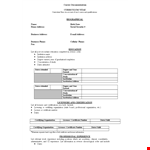 Example of a Professional Business Resume | Organization, Dates | Description example document template