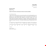 Marketing Job Reference Letter example document template
