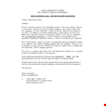 Termination Letter Example example document template