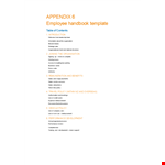 Employee Handbook Template - Essential Guidelines for Effective Employee Management example document template