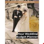Create the Perfect Wedding Budget: Corporate Wedding Budget Template example document template