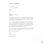 Formal Retirement Congratulations Letter example document template