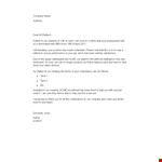 Download Termination Letter Template for Effective Company Meetings - April example document template