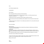 Download Free Performance Appraisal Letter from Company HR - Revised Compensation for the Month example document template