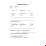 Middle School Band Progress Report example document template
