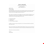 Job Application Letter For Senior Manager example document template 