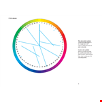 CMYK Color Wheel example document template
