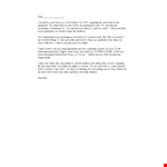Noise Complaint Response Letter example document template