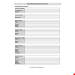 Ultimate Moving Checklist | Streamline Your Move example document template