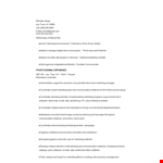 Senior Marketing Coordinator Resume example document template