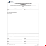 Real Estate Addendum Form example document template