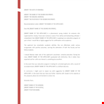 Teacher's Recommendation Letter Template for Applicant to Insert Desired Recipient example document template