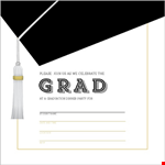 Customize Your Graduation Celebration with our Invitation Templates example document template 