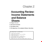 Simple Accounting: Income Statement, Company, Balance, Assets, Income example document template