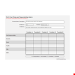 Raci Chart - Efficiently Create and Implement RACI Charts example document template