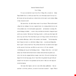 Interview Reflective Essay example document template
