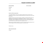 Write a Business Condolence Letter to Close Colleagues - Jonathan | Template example document template