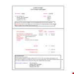Invoice Template for Efficient Credit & Payment Systems example document template