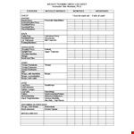 Log Sheet - Track Your Progress and Stay Motivated | Fitness Press example document template