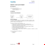 Simple Cash Flow Chart Template example document template 