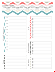 Today s Daily Planner Template Organize Your Day