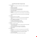 Construction Project Evaluation Checklist example document template