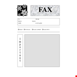 Professional Fax Cover Sheet example document template